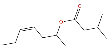 (Z)-4-Hepten-2-yl 3-methylbutanoate